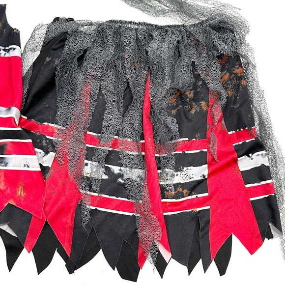 InCharacter Costumes U ROT Spiritless Cheerleader 4pc Cheer Halloween Costume - Picture 3 of 8